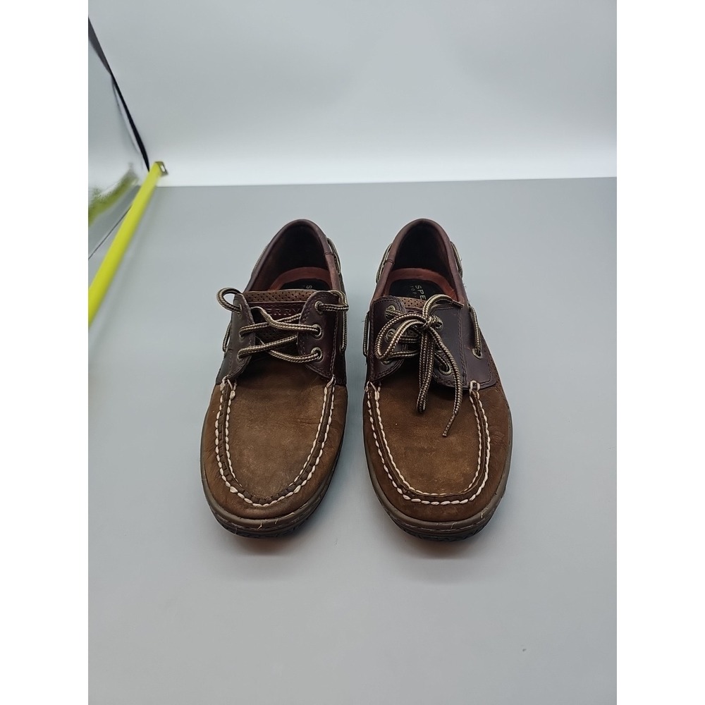SPERRY TOP-SIDER Men's Brown Leather Boat Shoes Boots Mens Size 9
